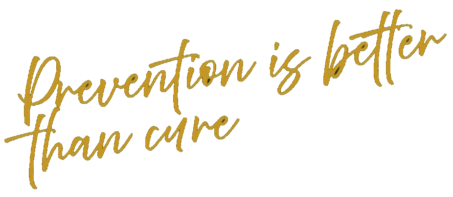 Prevention is better than cure